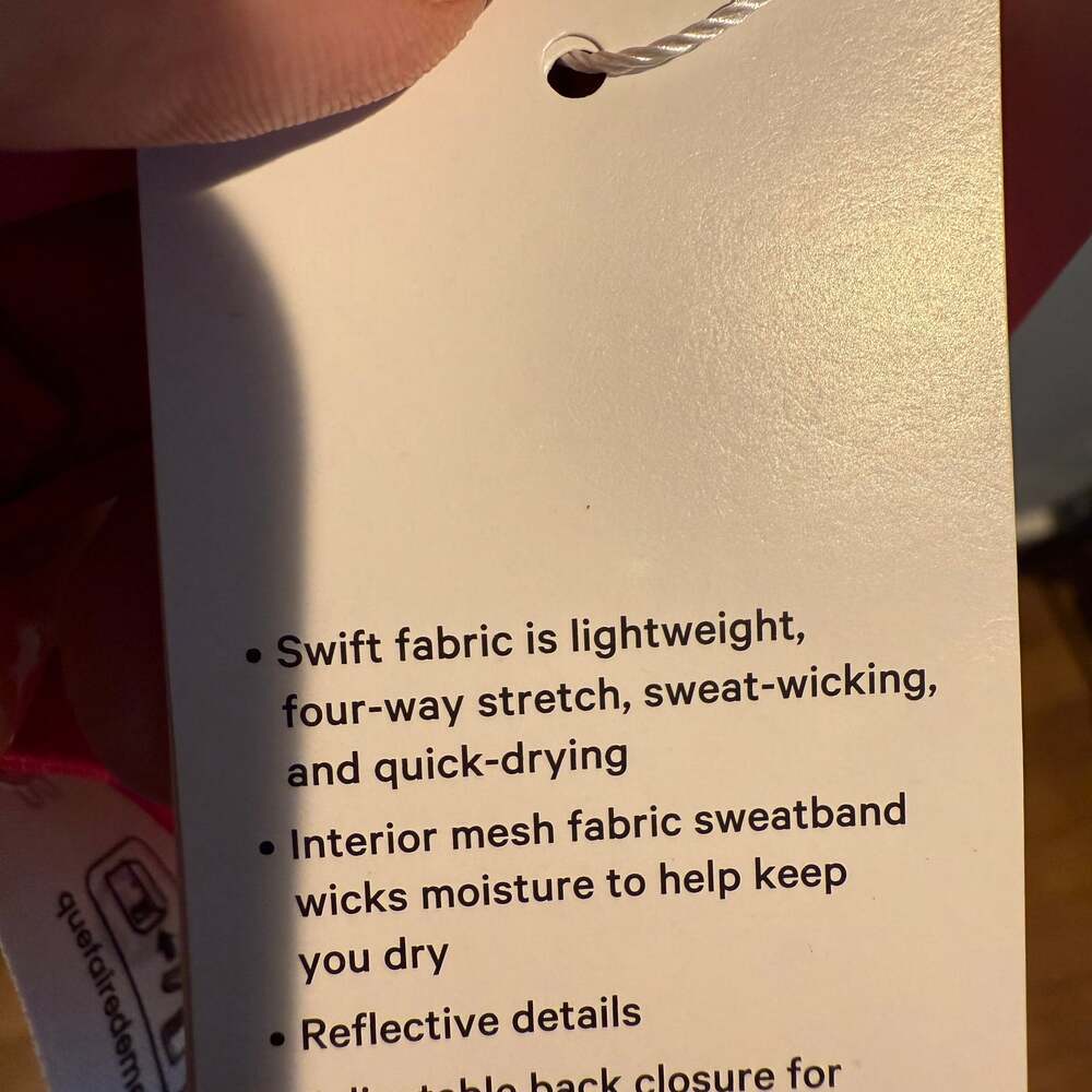 Lululemon Fast and Free Run Hat *Pony Pink – NWT - Picture 4 of 6
